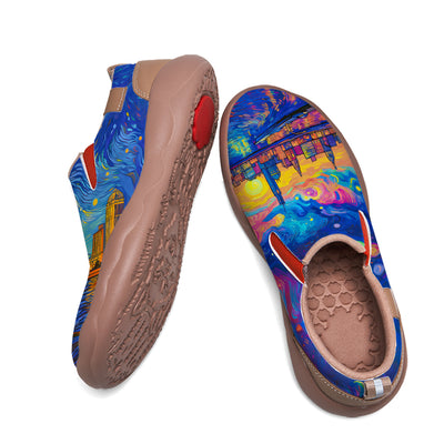 Starry Night Milwaukee City Slip On