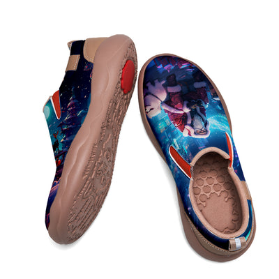 Cyberpunk Style Santa Claus Kids Slip On