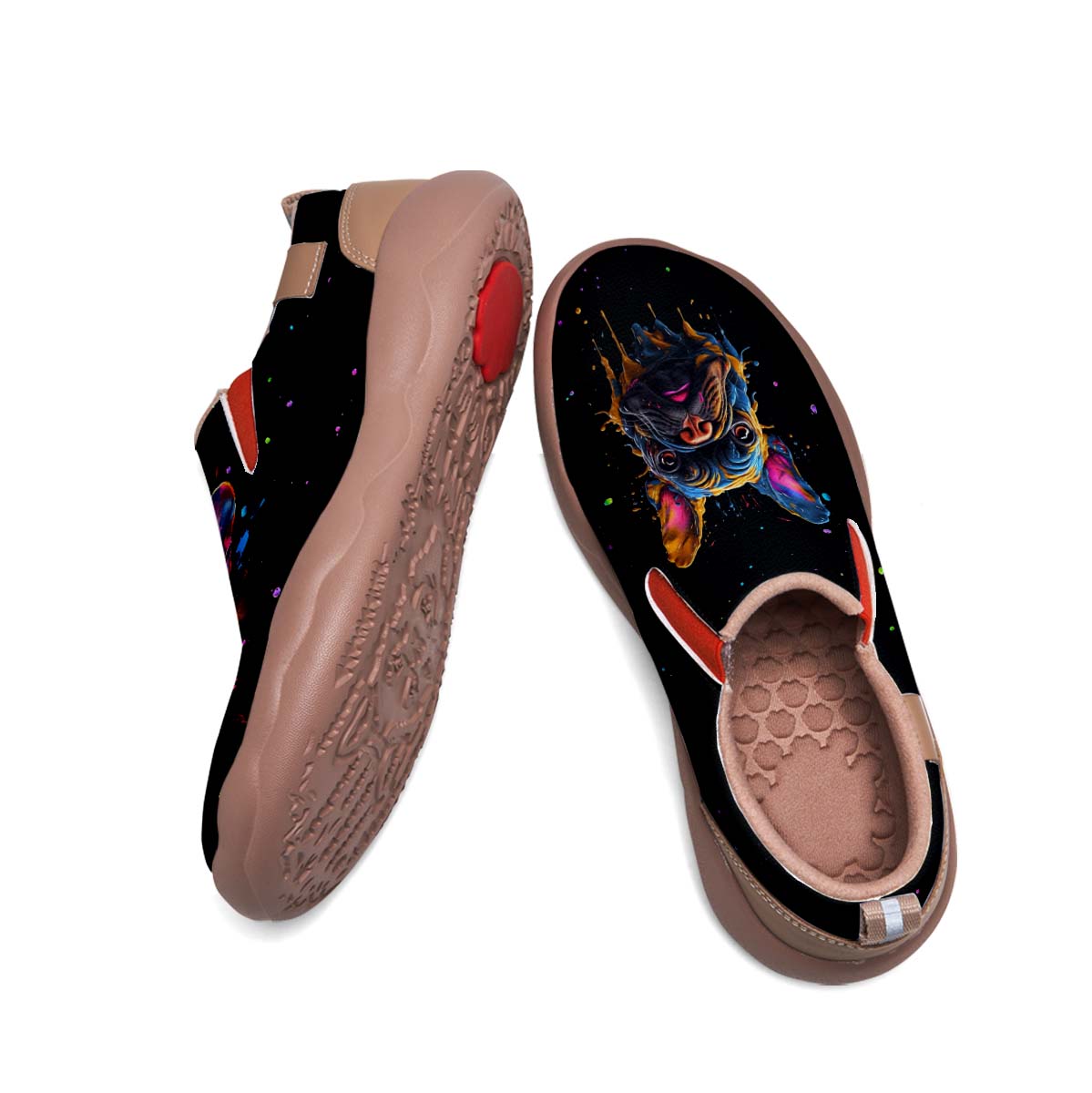 Splatter Pug Slip On