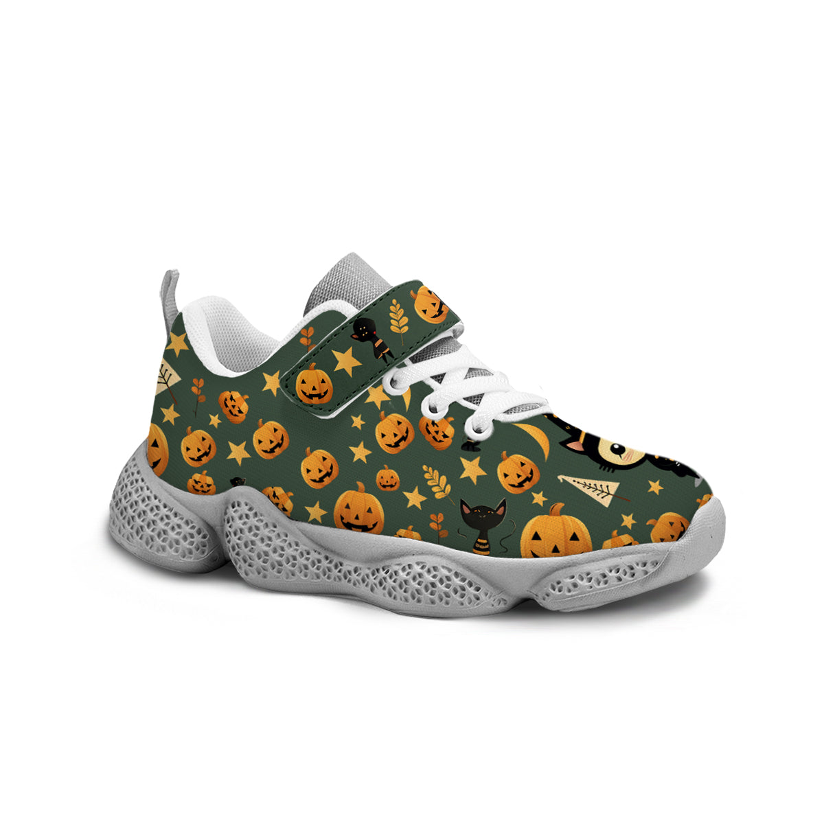 Halloween Pumpkin Kids Running Shoes