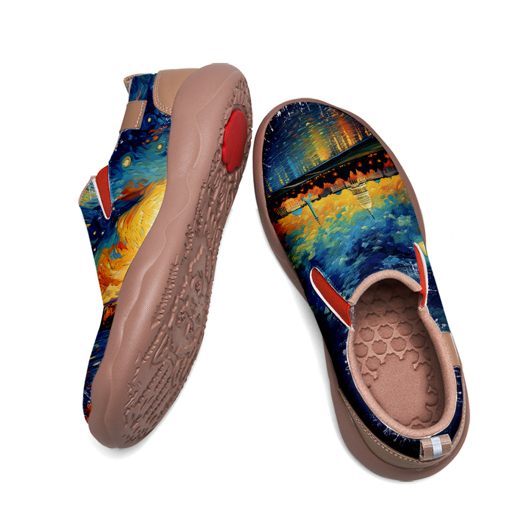 Starry Night Washington City Slip On