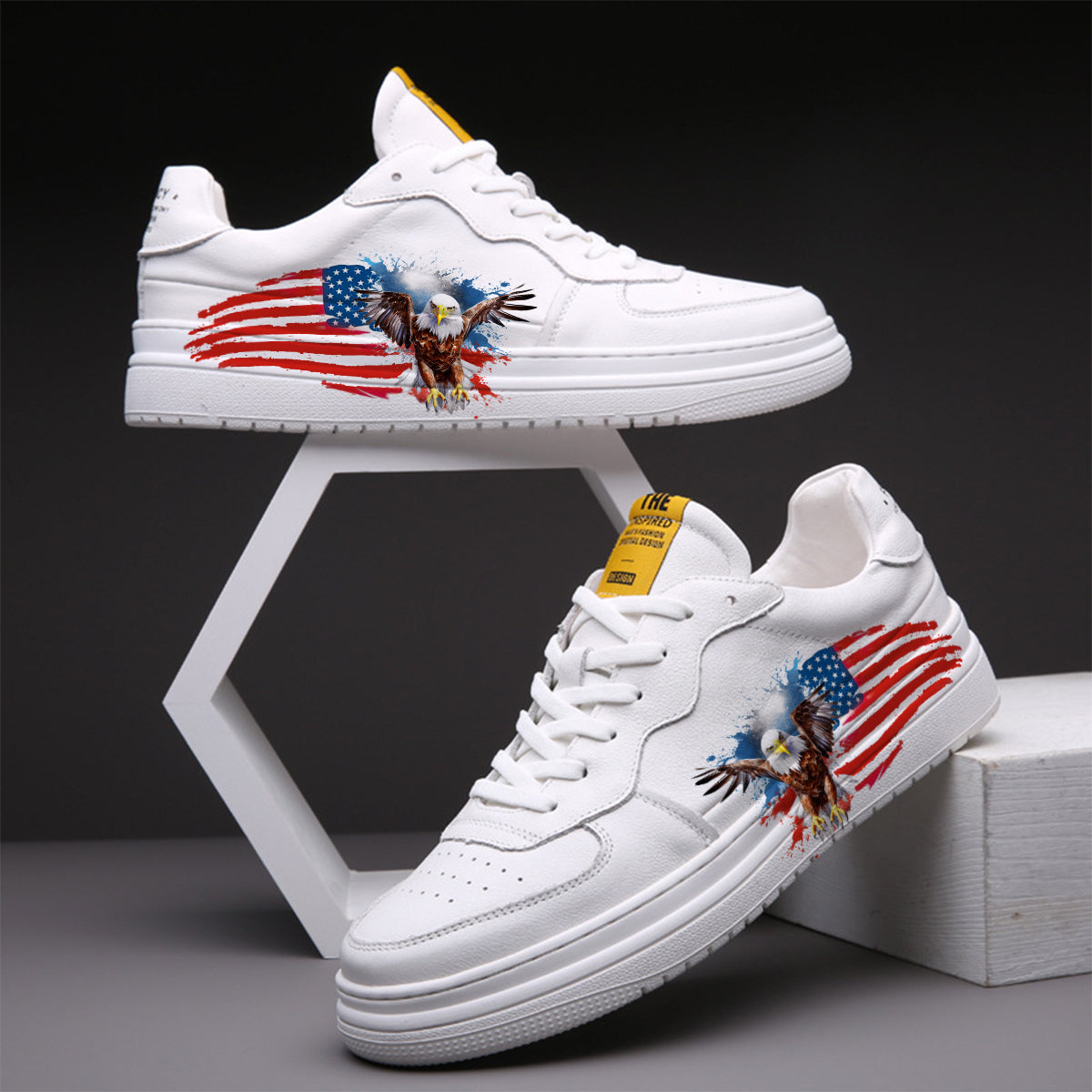 American Flag Eagle Low Top Sneaker