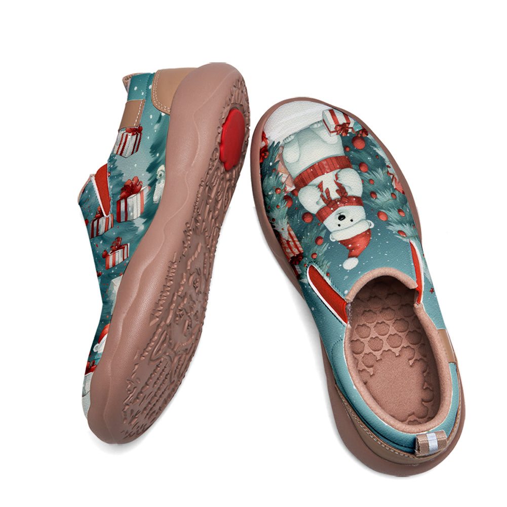 Christmas Polar Bear Kids Slip On