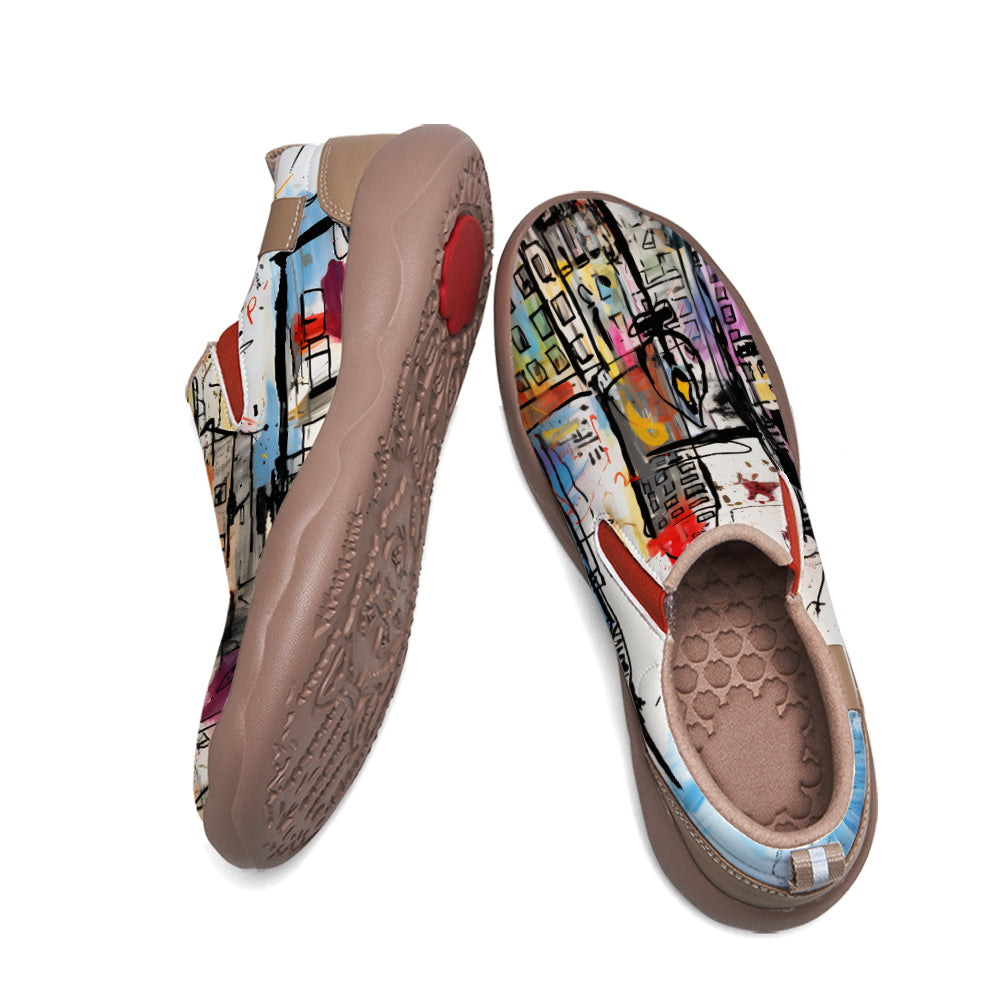 Graffiti Philadelphia City Slip On