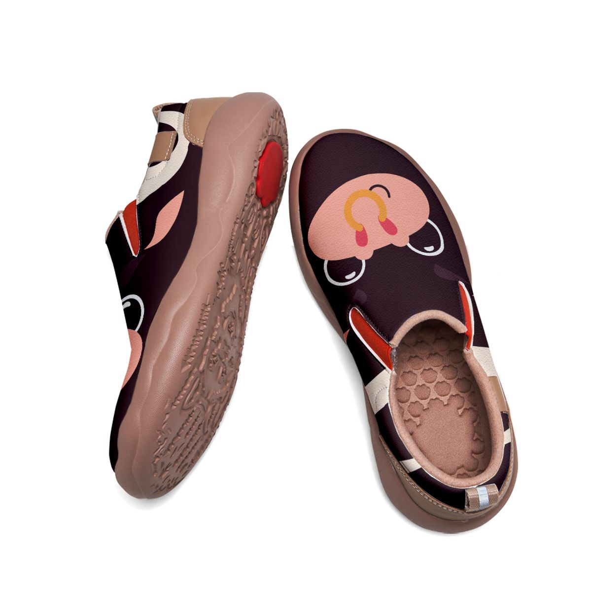 Cow Face Kids Slip On