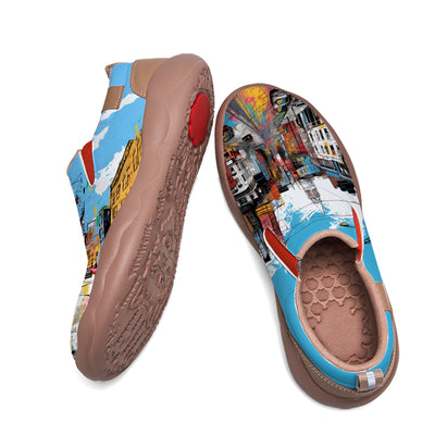 Graffiti Boston City Slip On