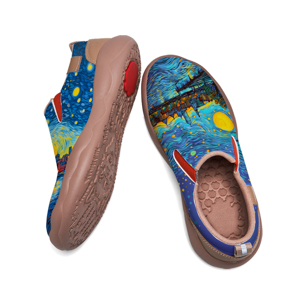 Starry Night Boston City Slip On