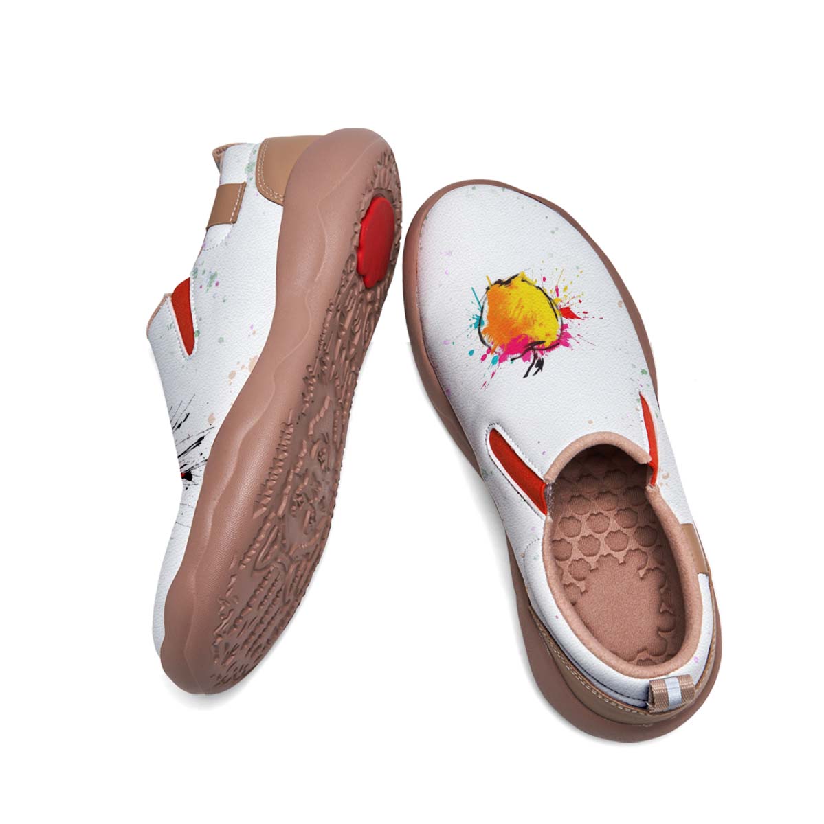 Splatter Apple Slip On