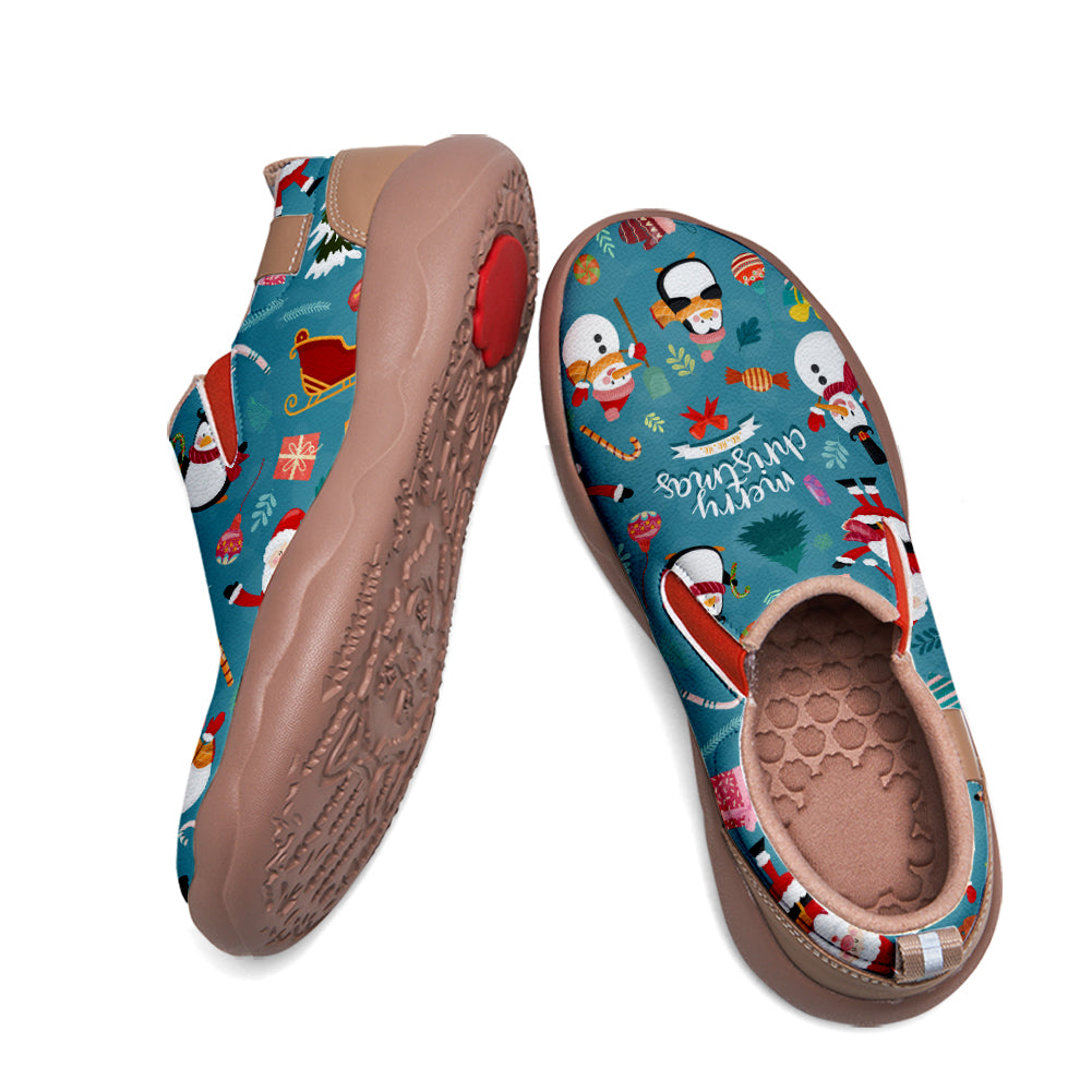 Christmas Snowman Kids Slip On