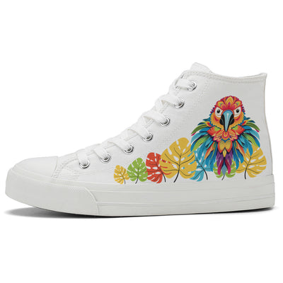 Parrot High Top Canvas Shoes