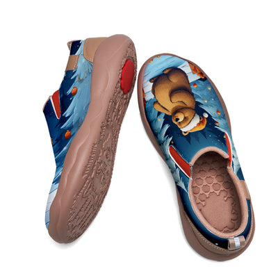 Christmas Bear Kids Slip On