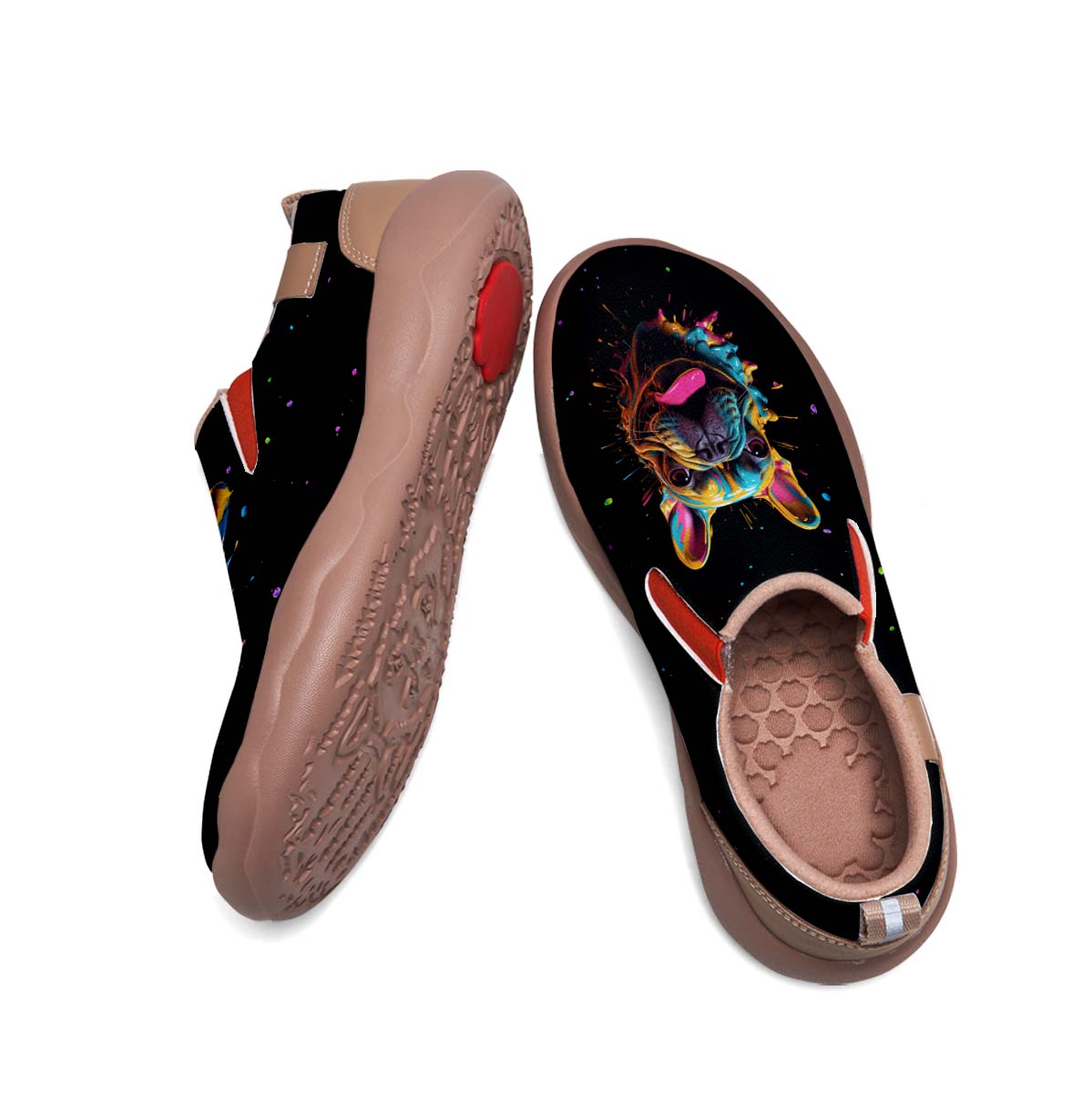 Splatter Pug Slip On