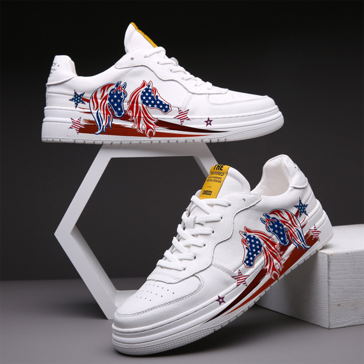 American Flag Low Top Sneaker