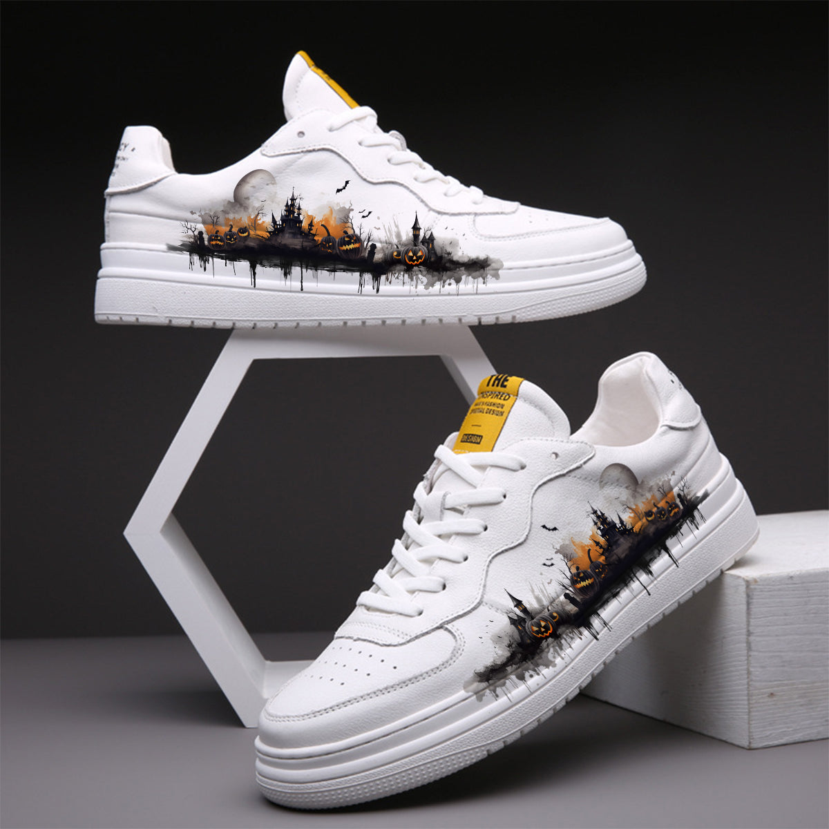 Halloween Pumpkin Low Top Sneaker