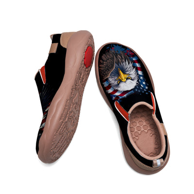 American Flag Eagle Slip On