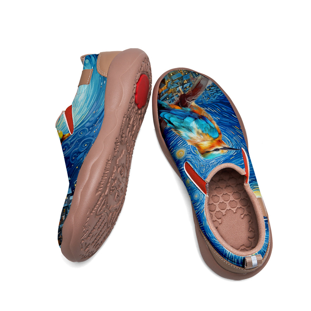 Starry Night Bird Slip On