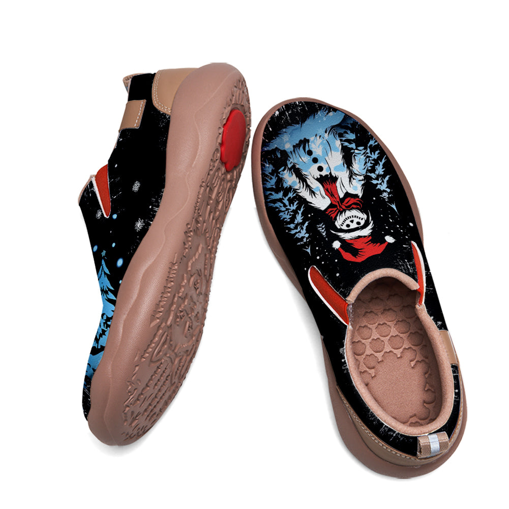 Christmas Snowman Kids Slip On