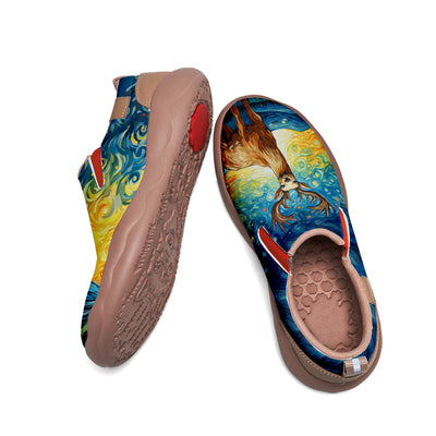 Starry Night Deer Slip On