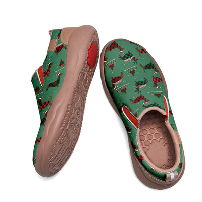 Christmas Sika Deer Kids Slip On