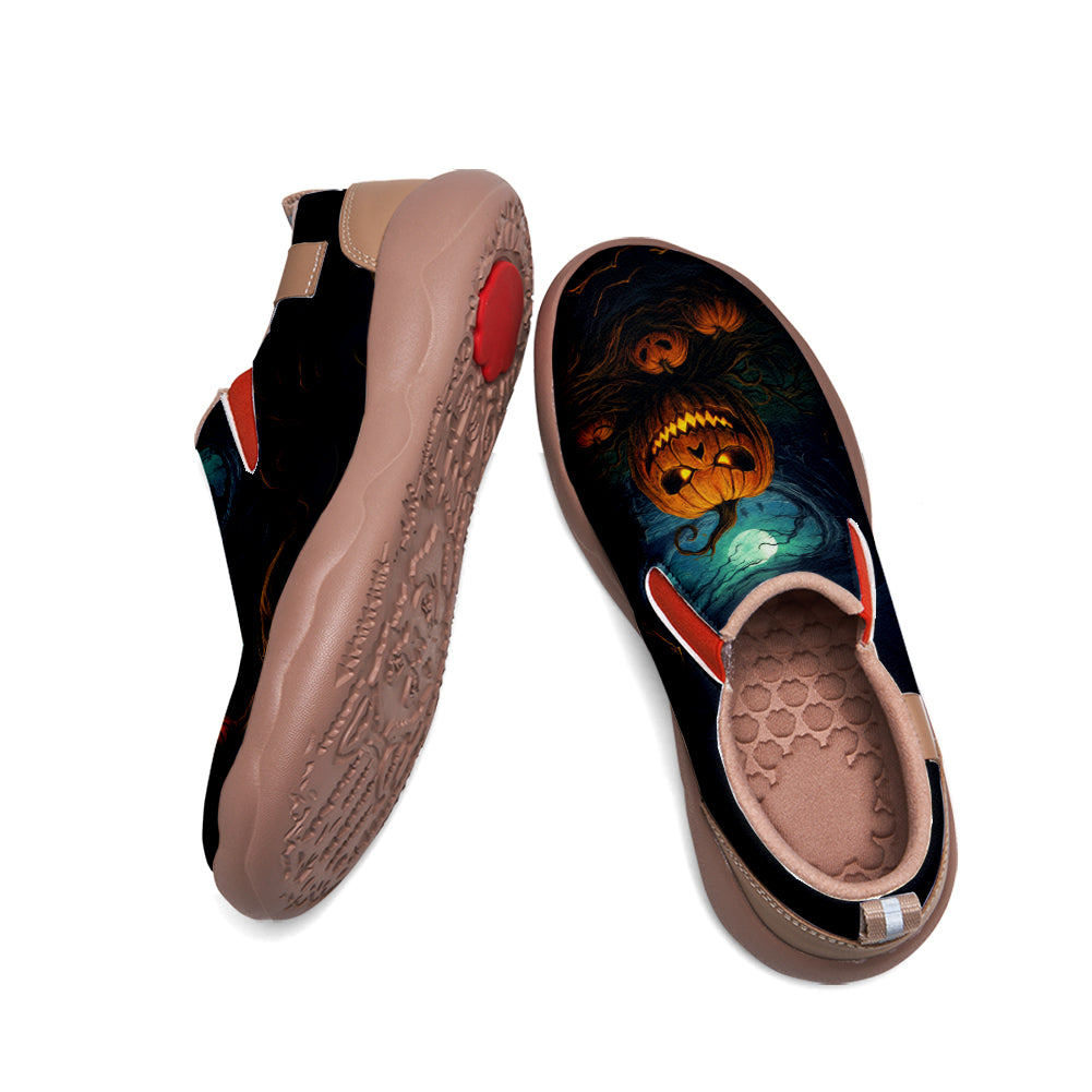 Halloween Pumpkin Kids Slip On