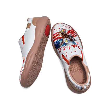 American Flag Eagle Slip On