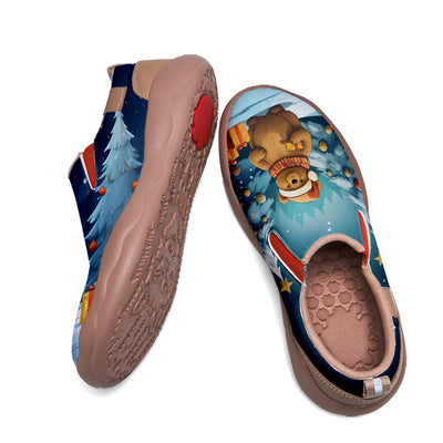 Christmas Bear Kids Slip On