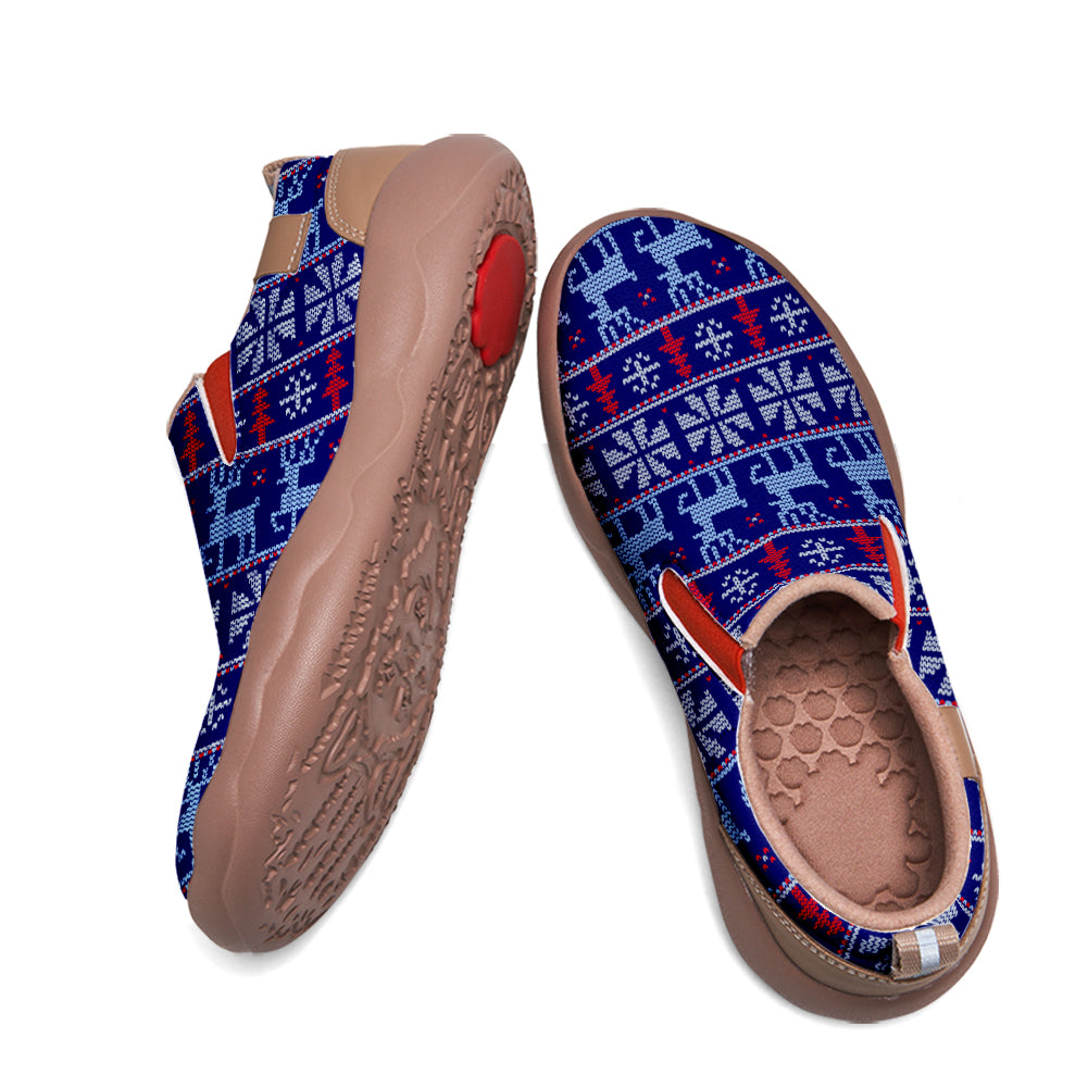 Christmas Pixel Kids Slip On