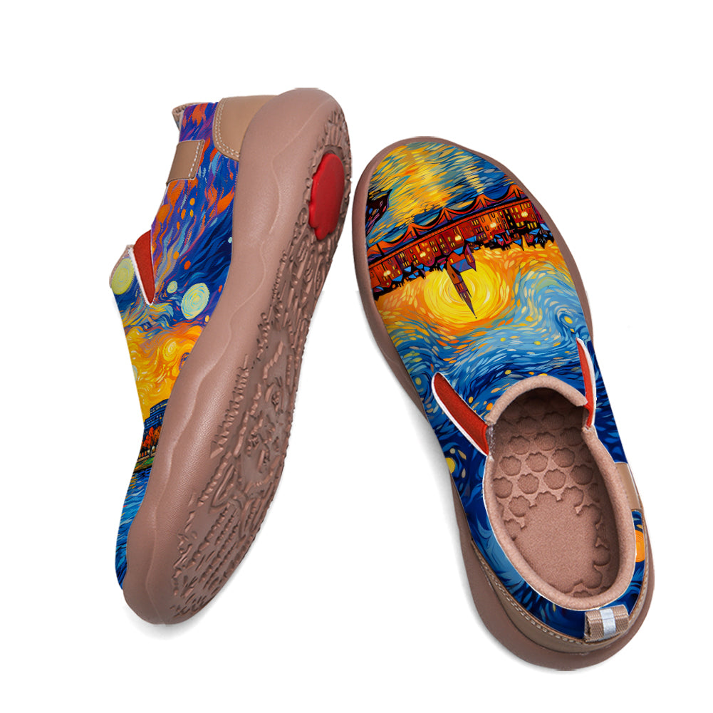 Starry Night Boston City Slip On