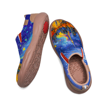 Starry Night Toronto City Slip On