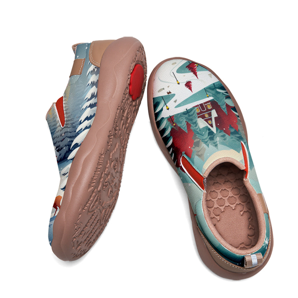 Christmas Deer Kids Slip On