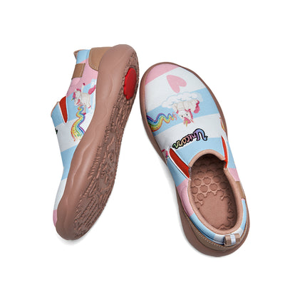 Heart Unicorn Slip On