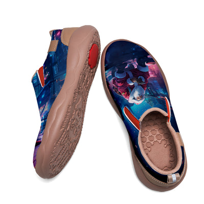 Cyberpunk Style Santa Claus Kids Slip On