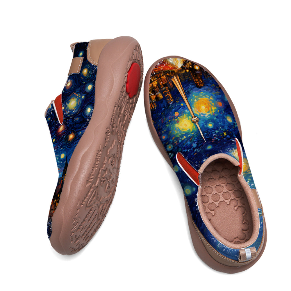 Starry Night Toronto City Slip On