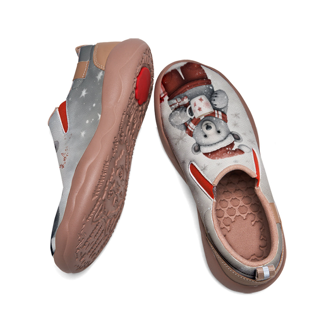 Christmas Polar Bear Kids Slip On