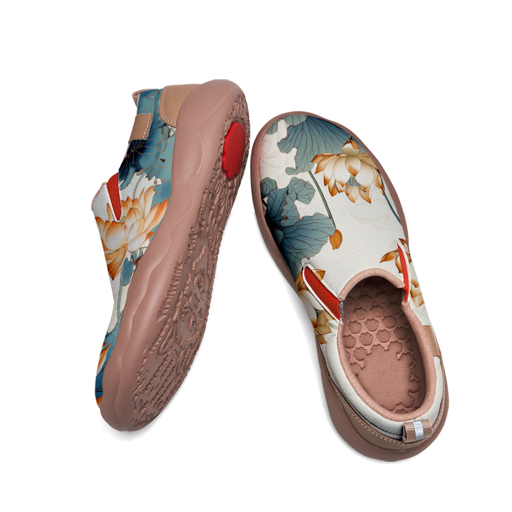 Chinese Lotus Slip On