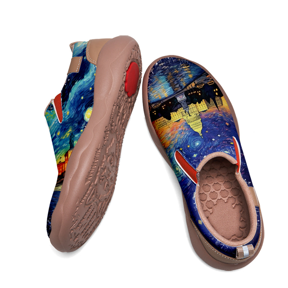 Starry Night Washington City Slip On