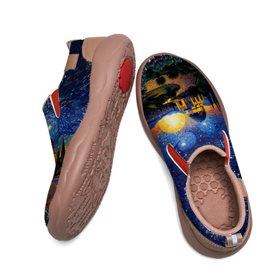 Starry Night Los Angeles City Slip On