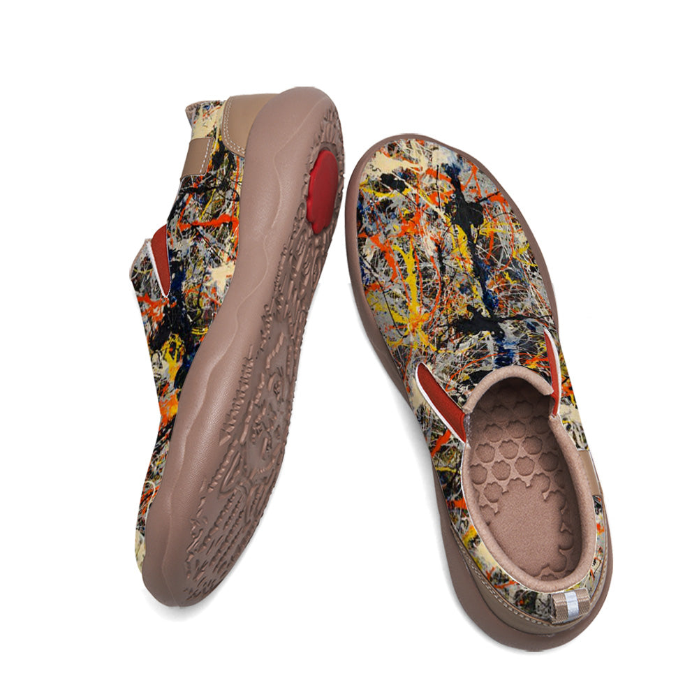 Jackson Pollock Blue Poles Slip On