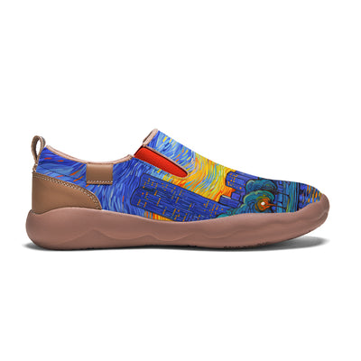 Starry Night Houston City Slip On