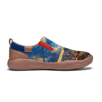 Starry Night San Francisco City Slip On