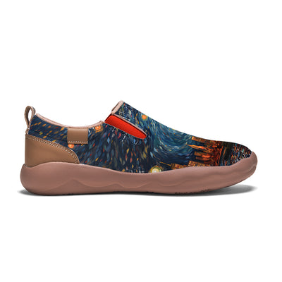 Starry Night New York City Slip On