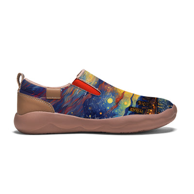 Starry Night Toronto City Slip On