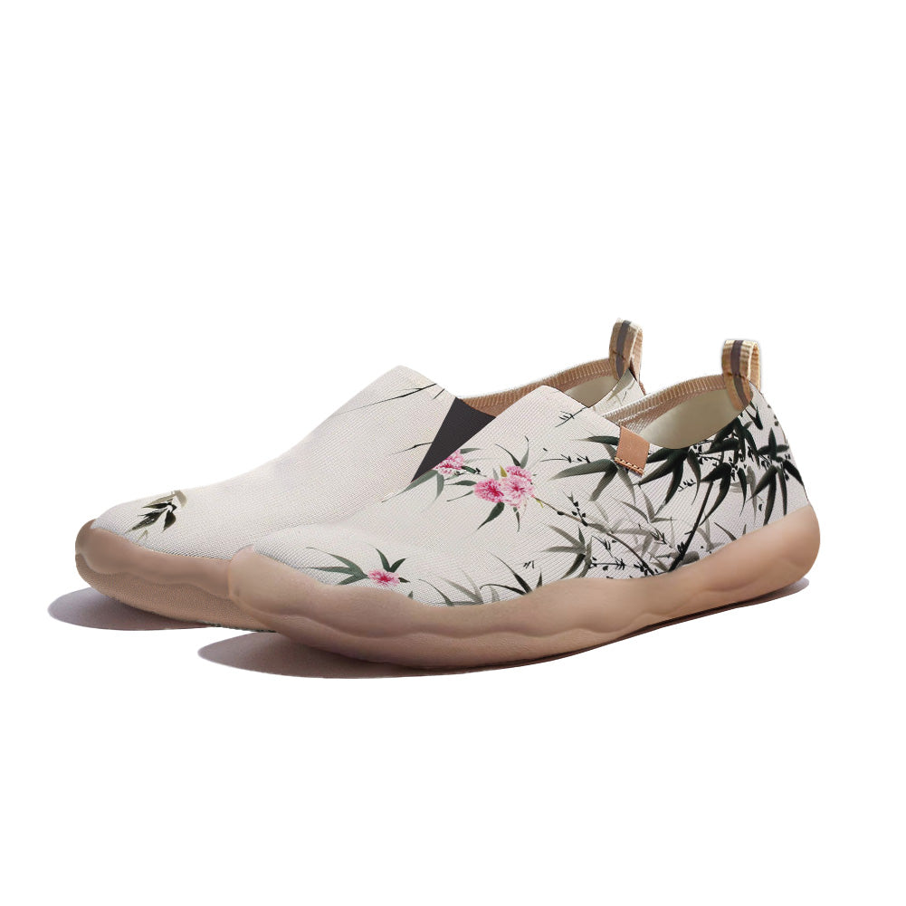 Flowers and birds Knitted Slip On