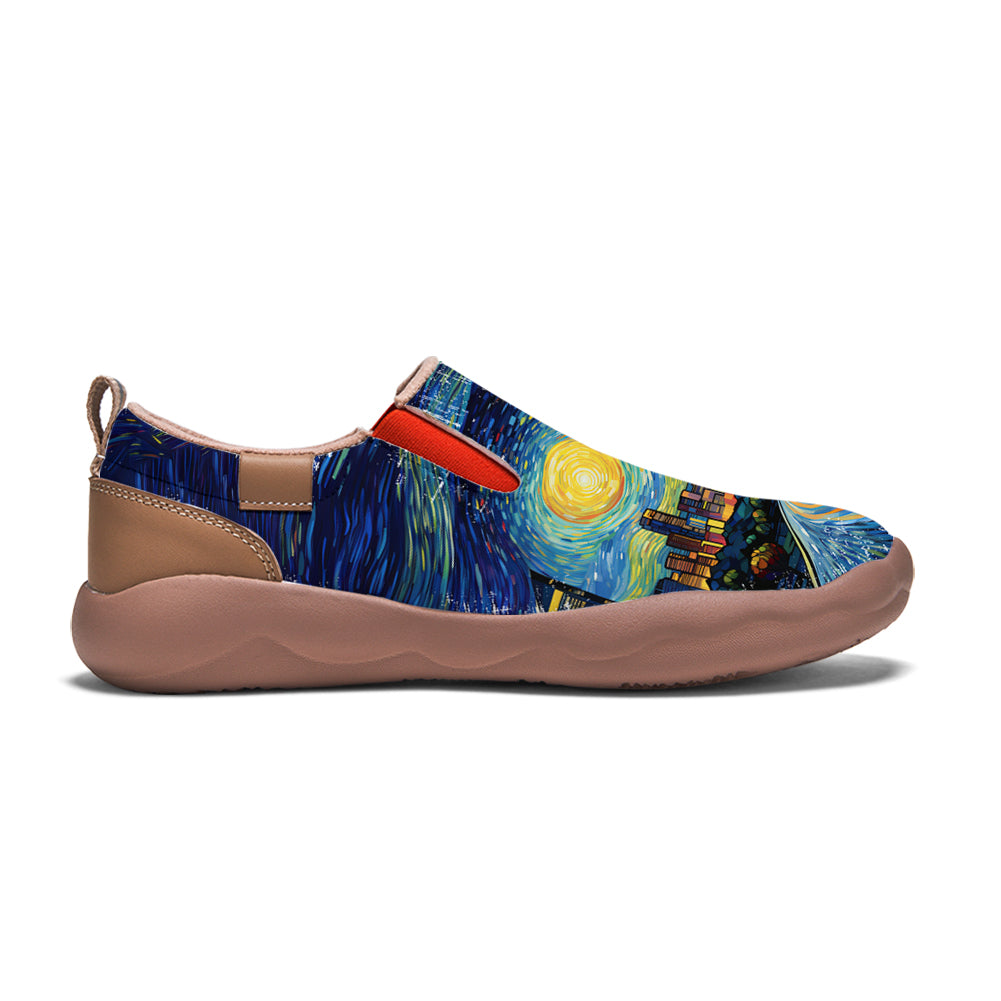 Starry Night Atlanta City Slip On