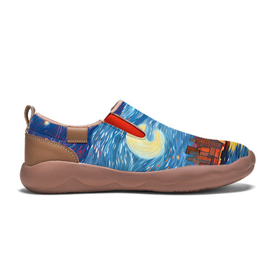 Starry Night New York City Slip On