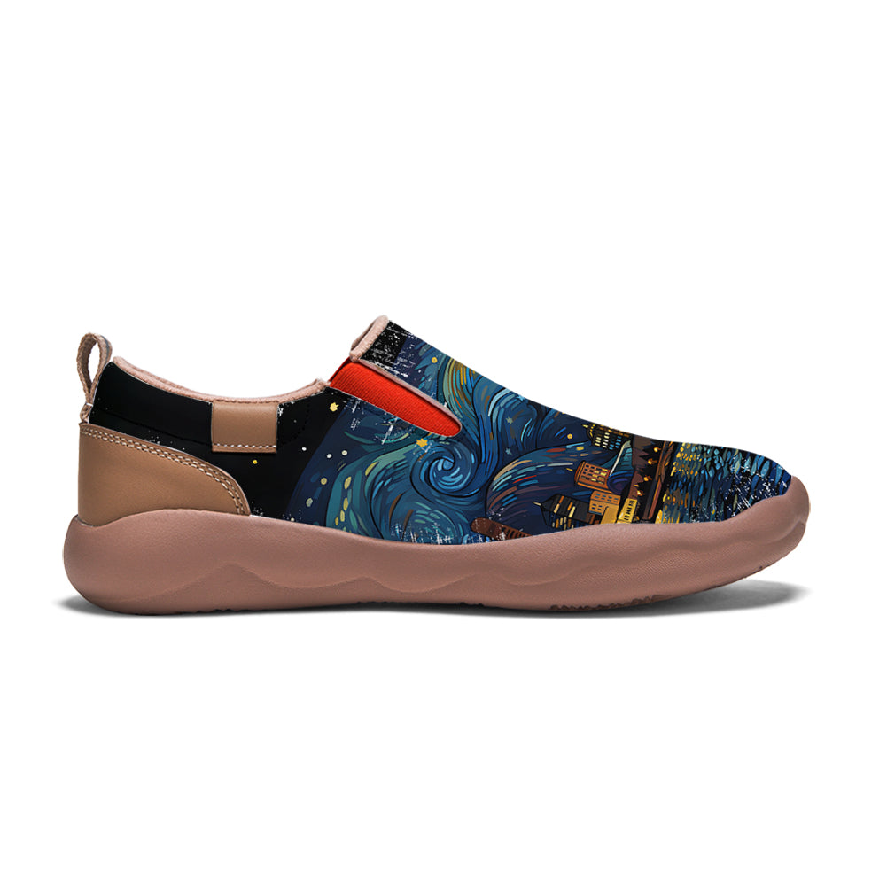 Starry Night Milwaukee City Slip On