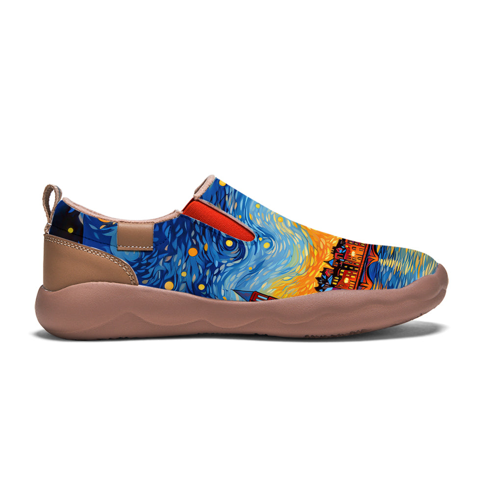 Starry Night Boston City Slip On