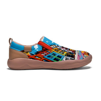 Graffiti Boston City Slip On