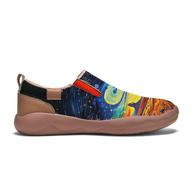 Starry Night Utah City Slip On