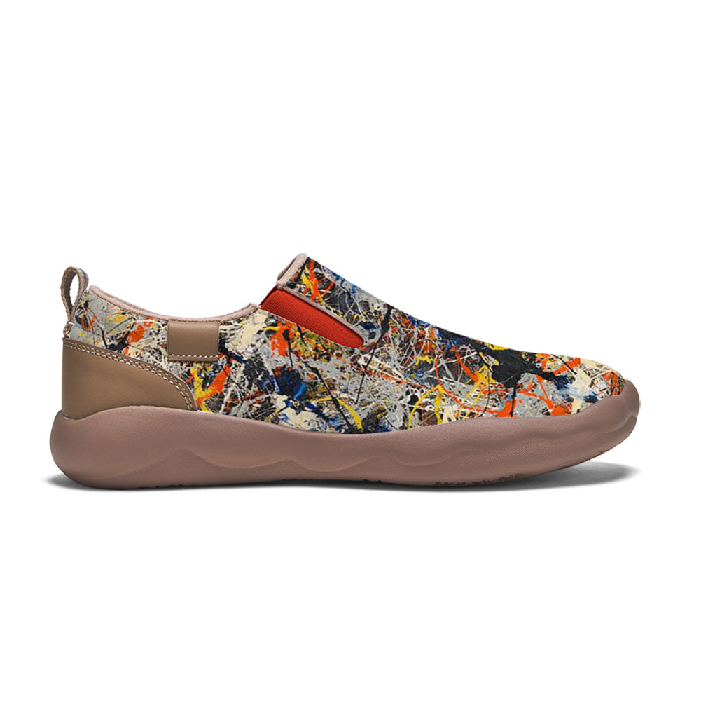 Jackson Pollock Blue Poles Slip On